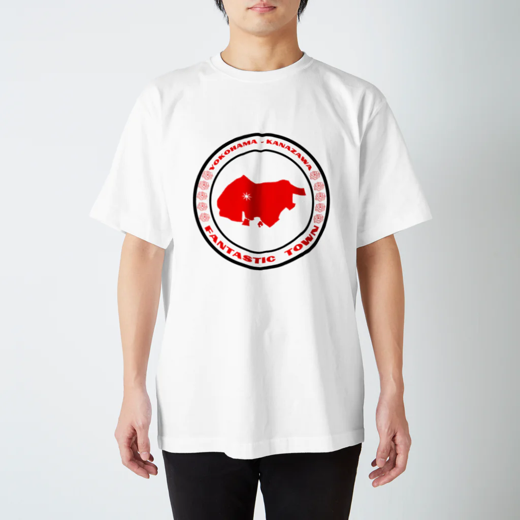 横浜市金沢区の地域活動家　ツンのYOKOHAMA KANAZAWA FANTASTIC TOWN 티셔츠