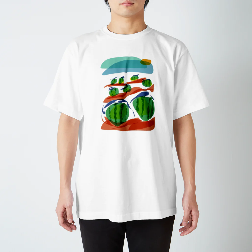 tsukune69のすいかばたけ スタンダードTシャツ