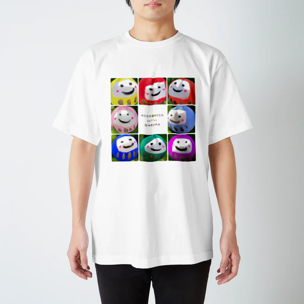  にこにこ堂のNICO NICO DARUMA スタンダードTシャツ