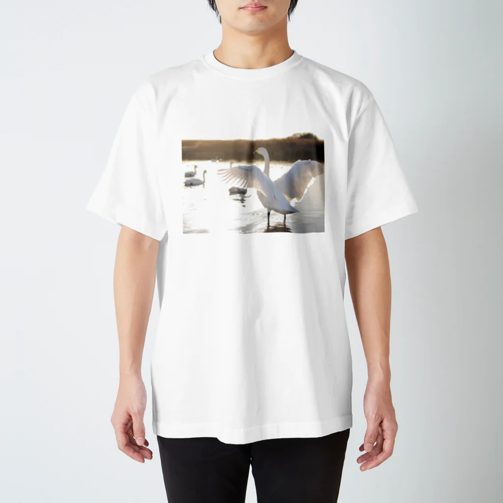 HIRO-100の白鳥 Regular Fit T-Shirt