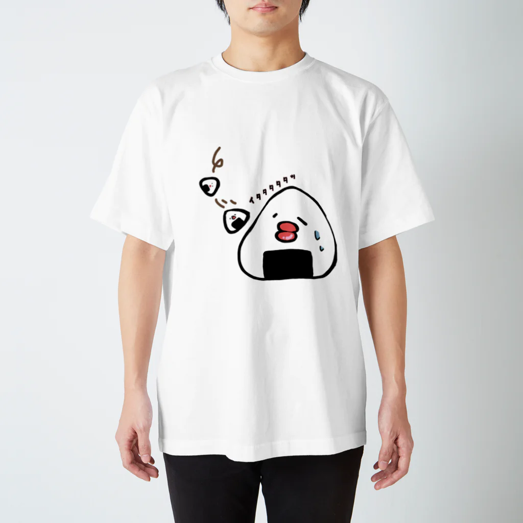 くま子さんのお遊び場のすってんころりんっおにぎりまる スタンダードTシャツ