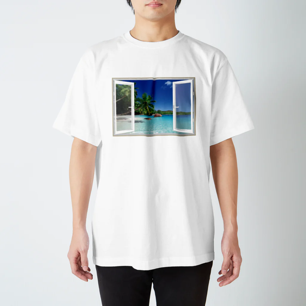 taxiのどこでも窓 南の島編 スタンダードTシャツ