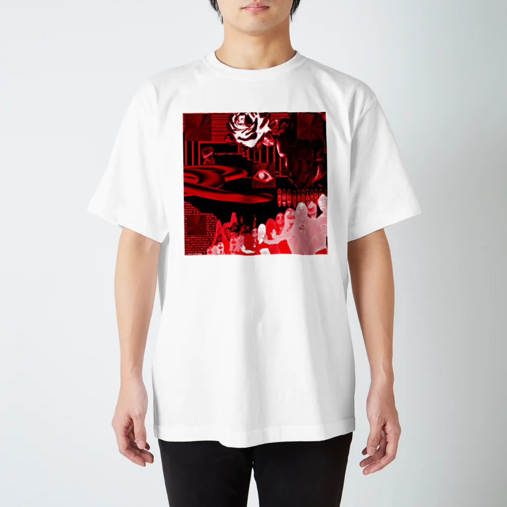 it_is_what_it_isの赤の世界 Regular Fit T-Shirt