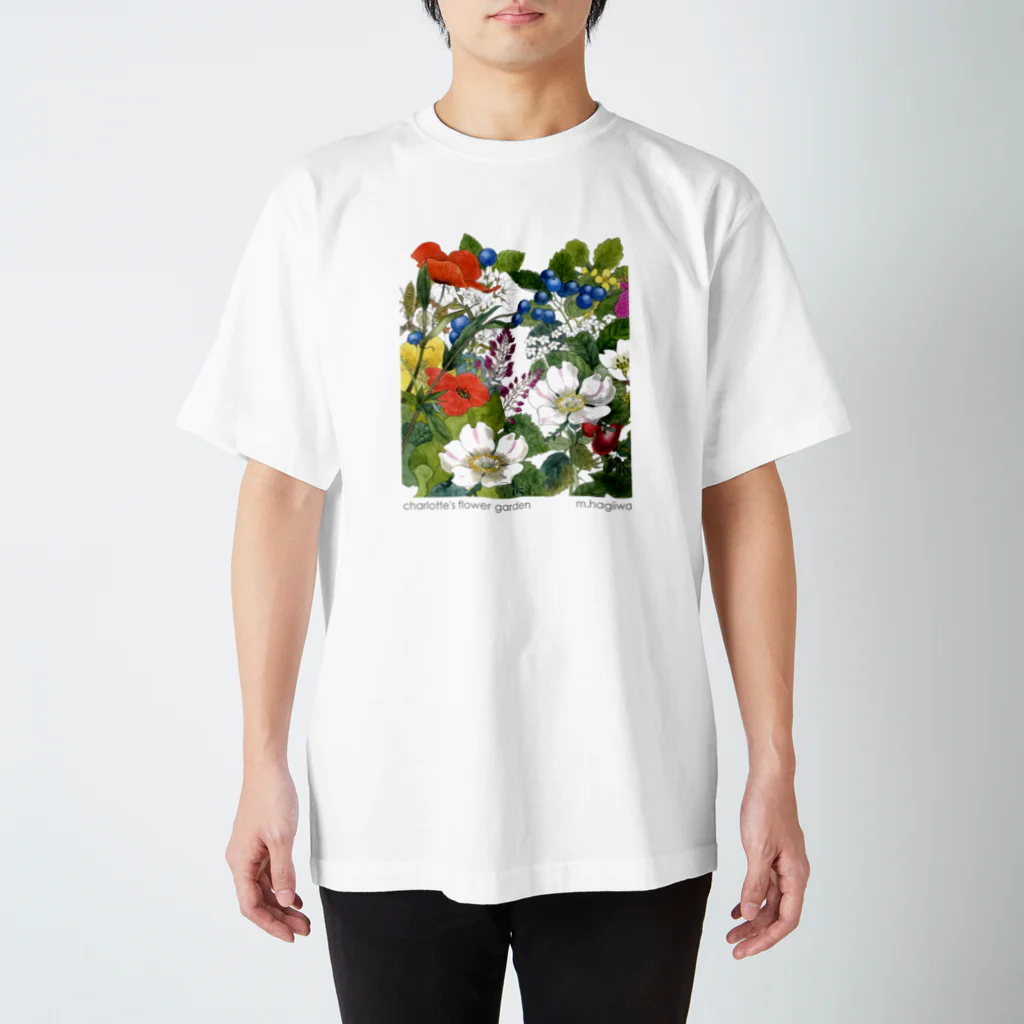 萩岩睦美のグッズショップのT　シャーロットの花園 Regular Fit T-Shirt