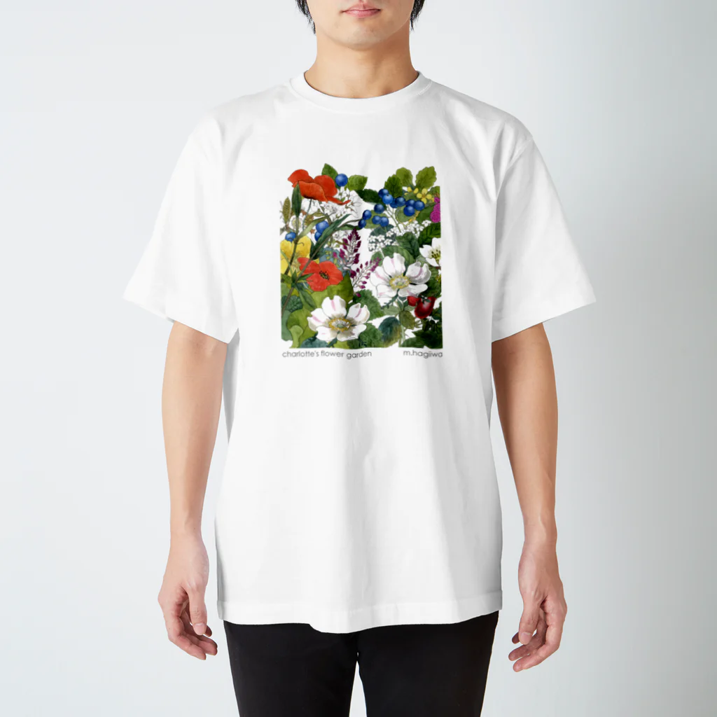 萩岩睦美のグッズショップのT　シャーロットの花園 スタンダードTシャツ