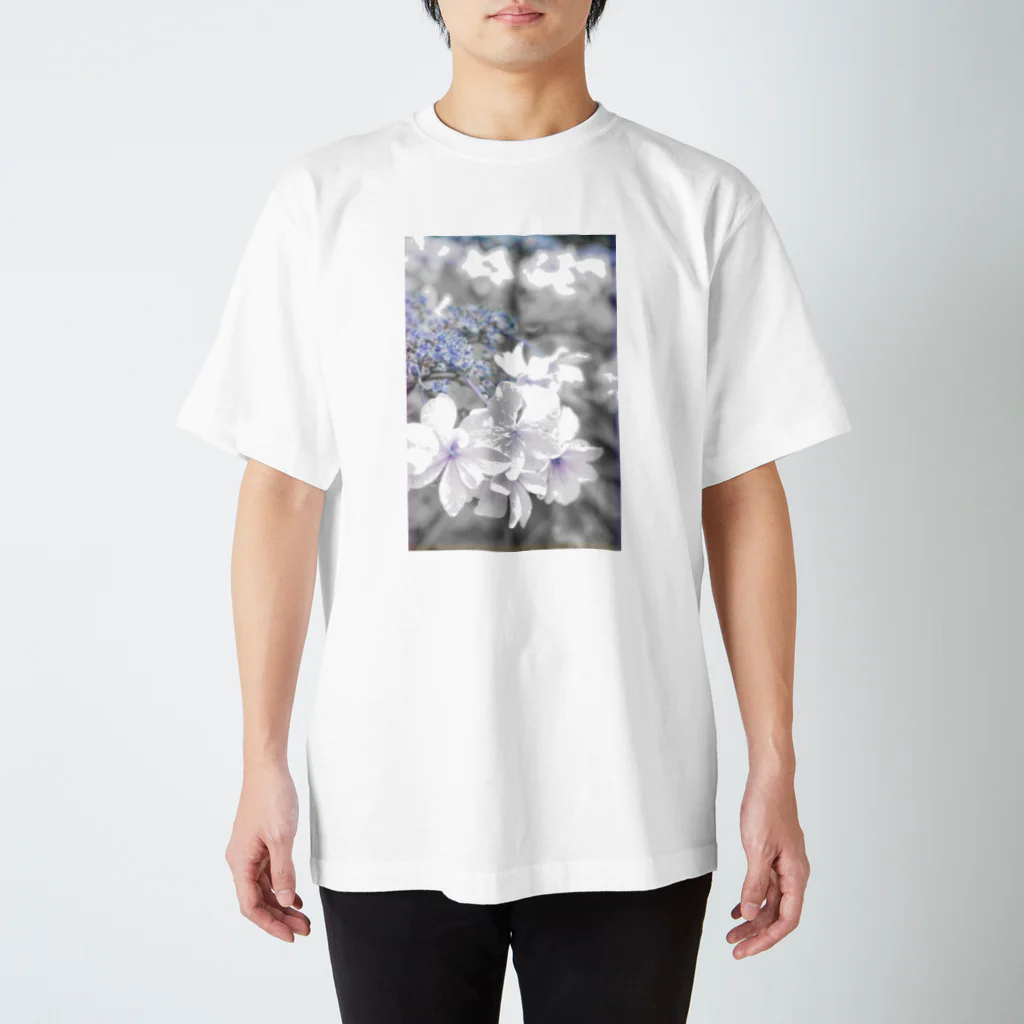 nanair_design (photo graphic)のgarden flowers 04 あじさい　花 スタンダードTシャツ