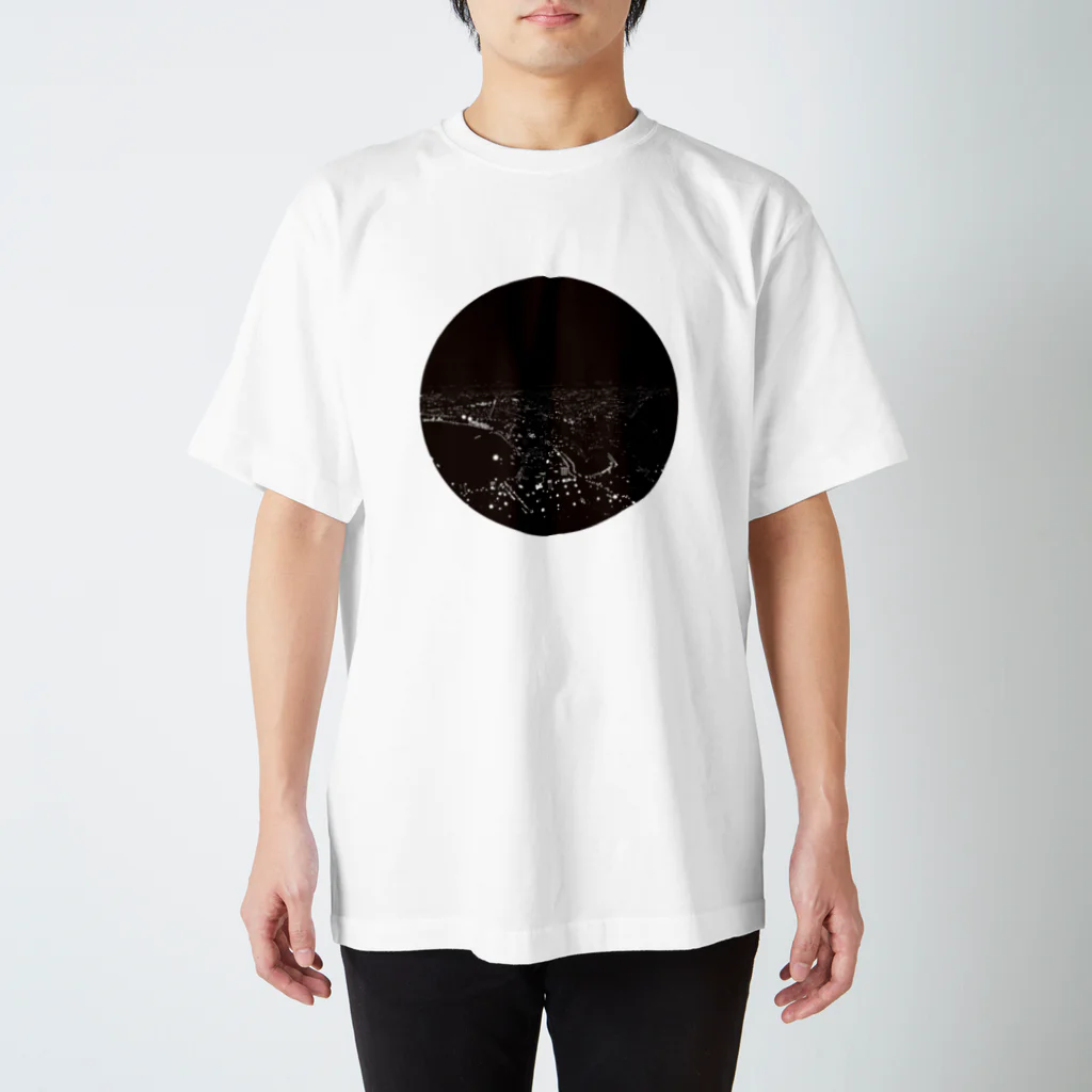 まおまおのHakodate夜景 スタンダードTシャツ