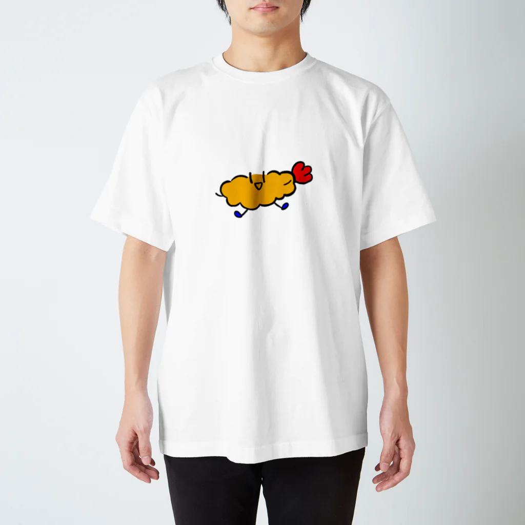 エビエビショップ（すずりのすがた）のエビフライくん スタンダードTシャツ