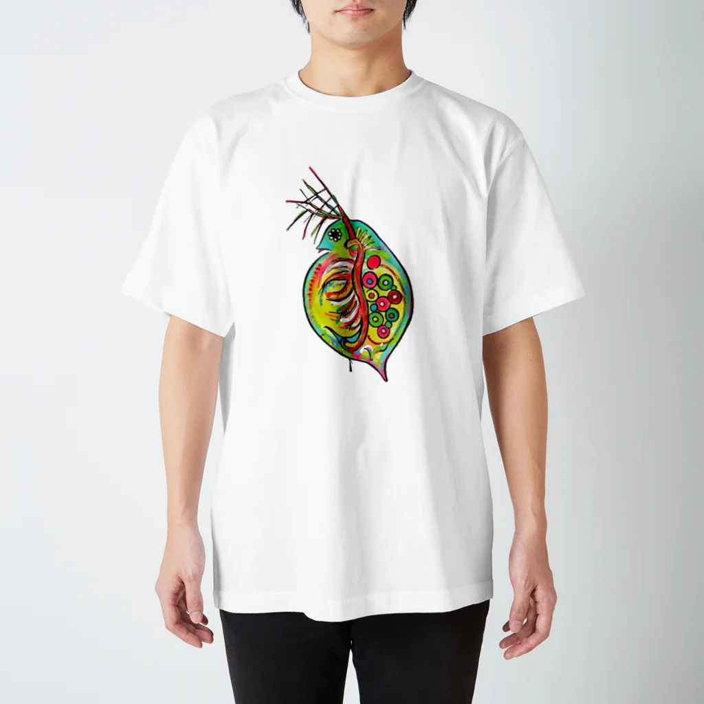 魅惑の微生物のカラフル☆彡ミジンコ Regular Fit T-Shirt