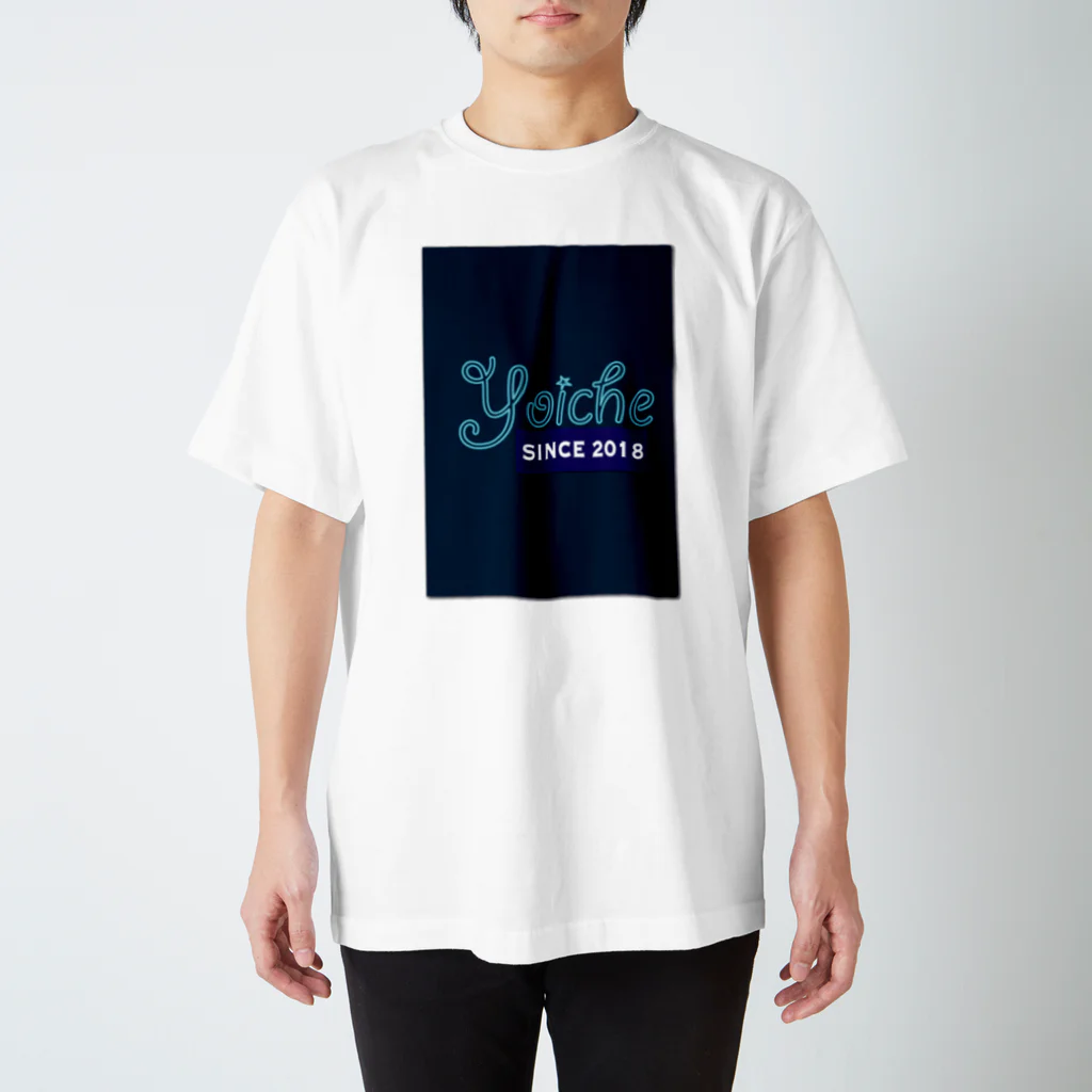 yoicheのフリージア工房のネイビーロゴ スタンダードTシャツ