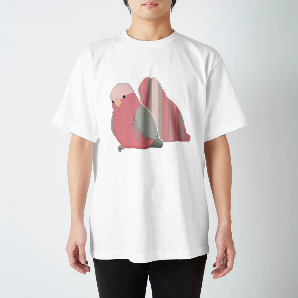 petitassortのモモイロインコＴシャツ スタンダードTシャツ