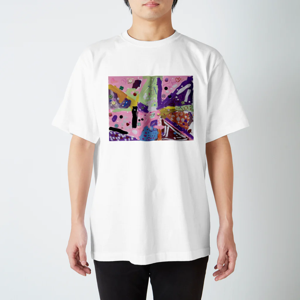 クロミケハチワレのAkari's works -カラフルなスイカ- スタンダードTシャツ