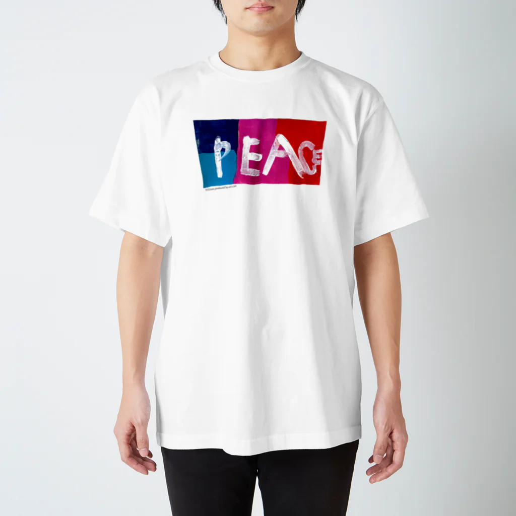 eri's Art love & peace FactoryのUism-01 Regular Fit T-Shirt