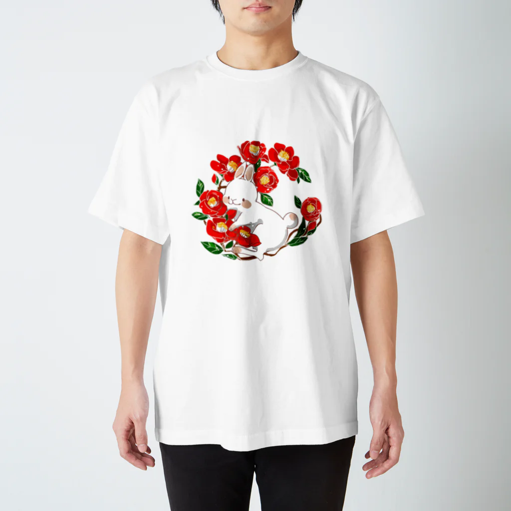 アイネっこのお店の椿とうさぎ Regular Fit T-Shirt