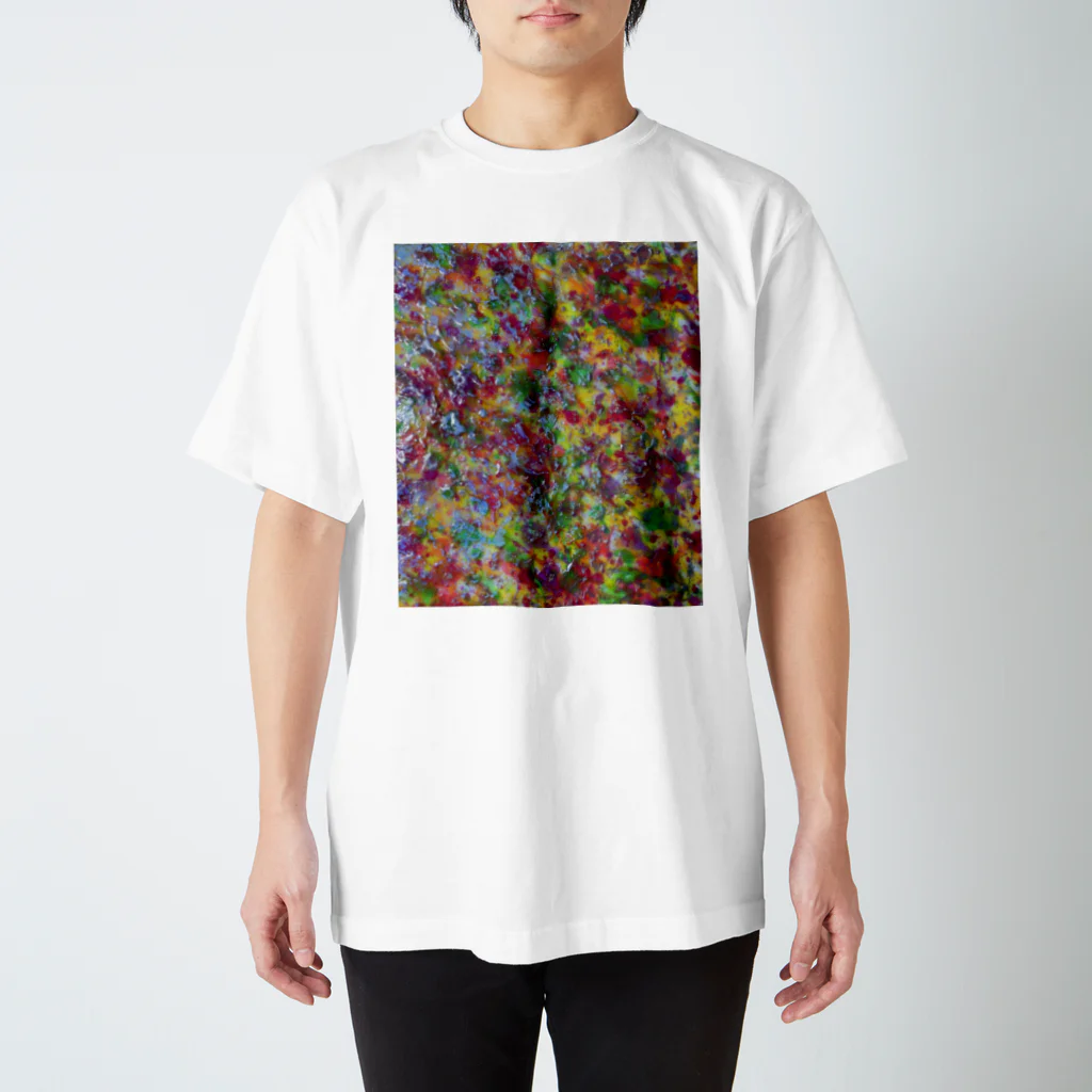 でおきしりぼ子の実験室のFluorish_Colours(規定の大きさ) スタンダードTシャツ