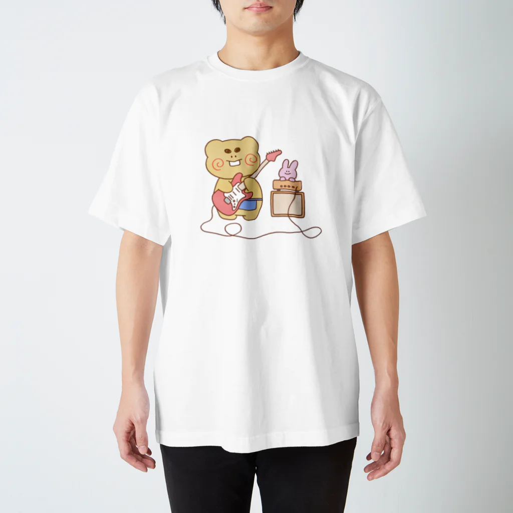 ふるりかのギタリストくまごん Regular Fit T-Shirt