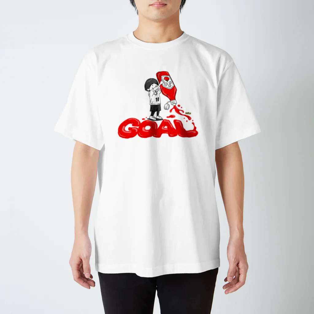 きくちひろ｜イラストレーターのケチャドバBOY スタンダードTシャツ