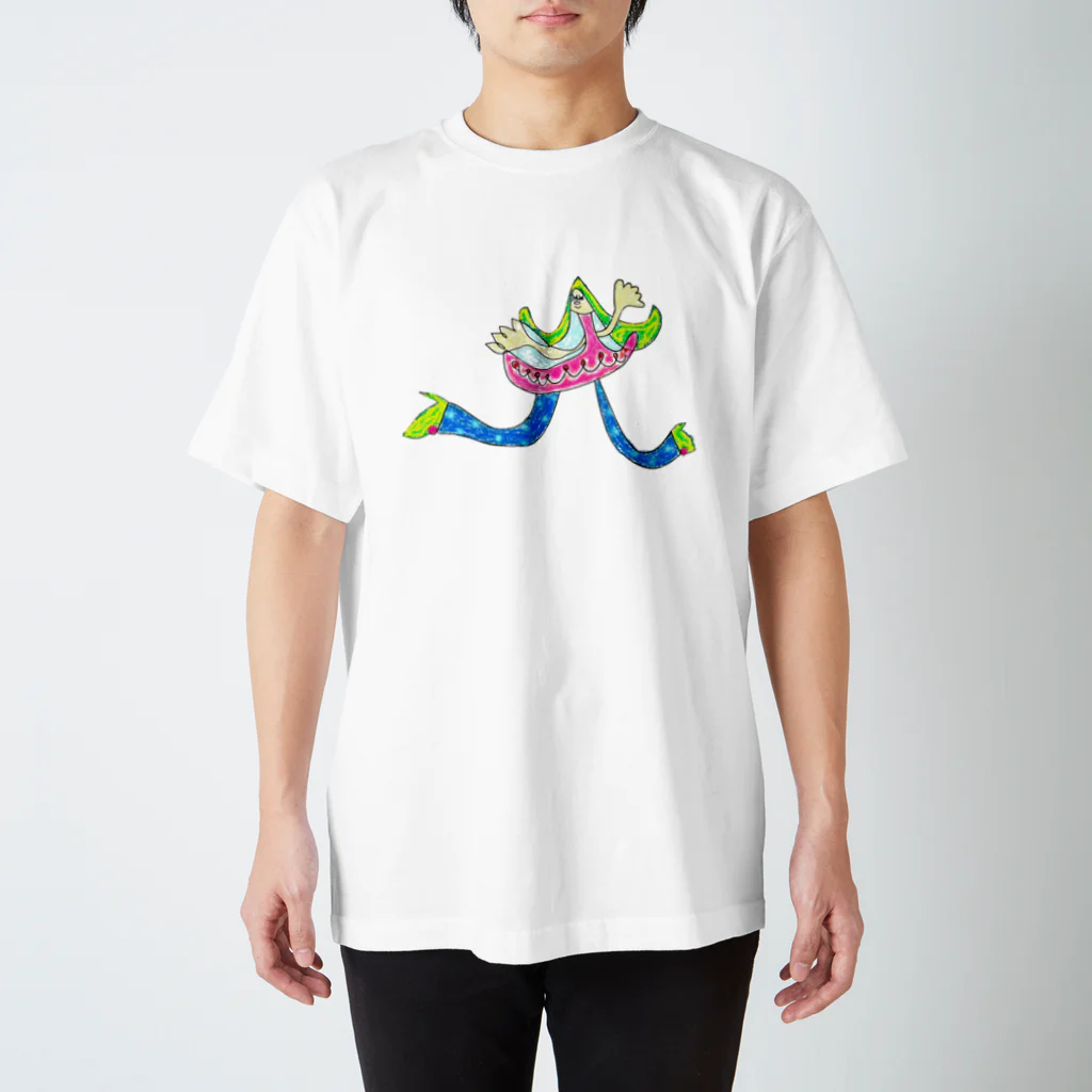 ヒーリングスマイルのダンシングガール スタンダードTシャツ