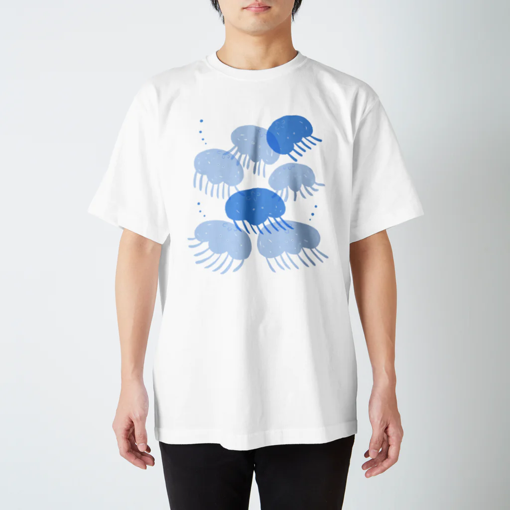 みずうちさとみ Shopのクラゲゆらゆら Regular Fit T-Shirt