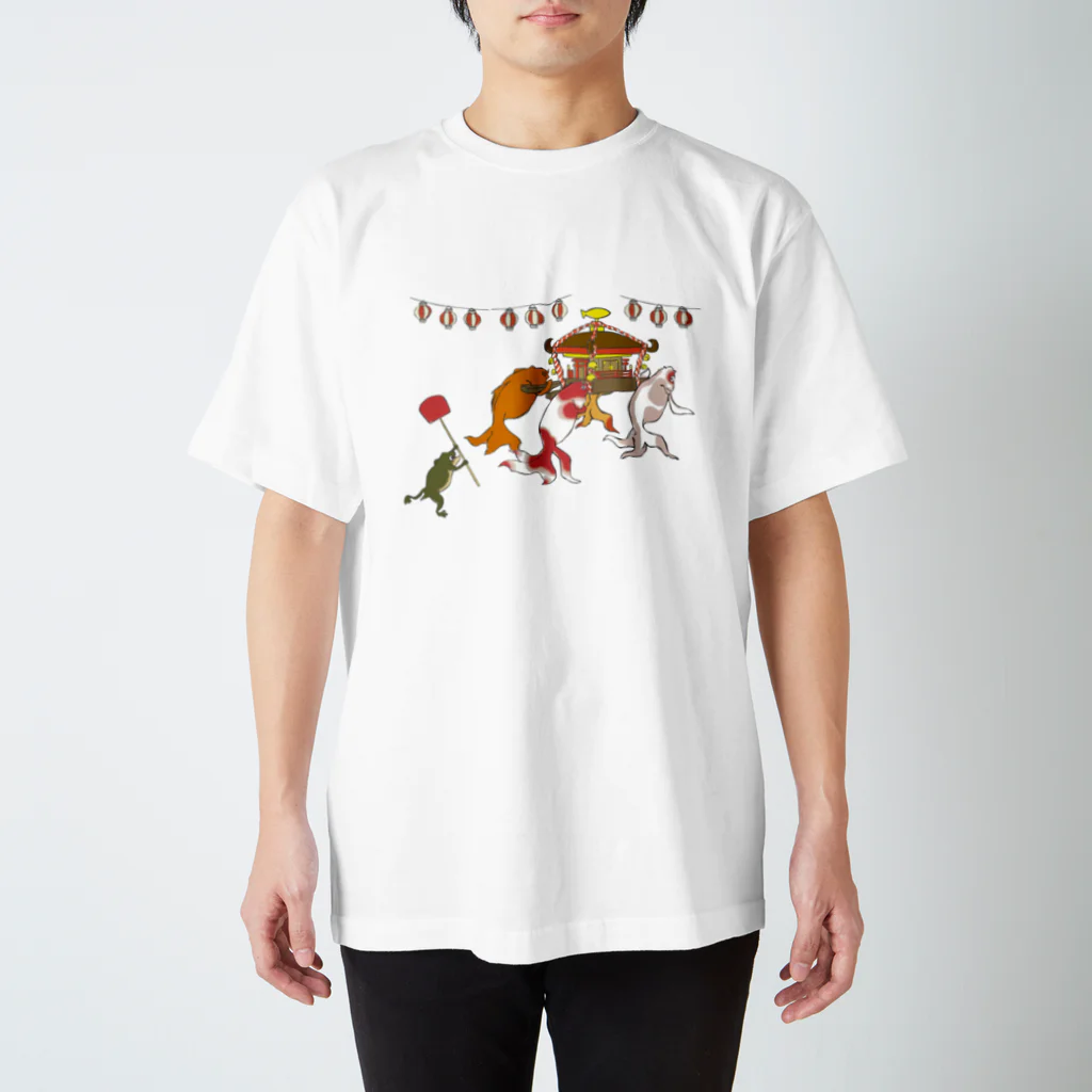 HOUSOの金魚づくし現代版　OMIKOSHI Regular Fit T-Shirt