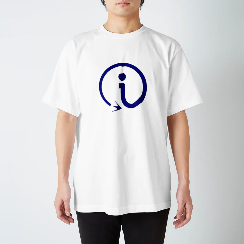 interact Official Shopのinteract i_BLUE Regular Fit T-Shirt