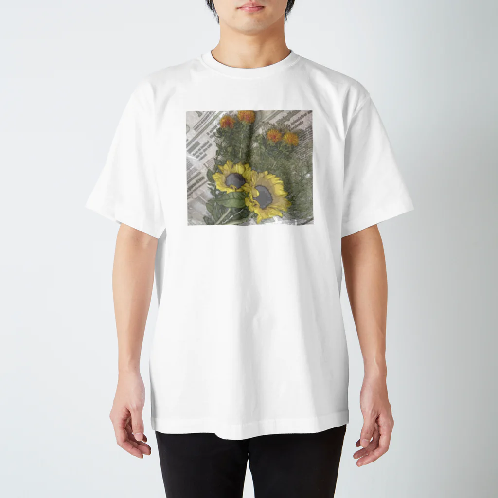 わくわく玉の向日葵 Regular Fit T-Shirt