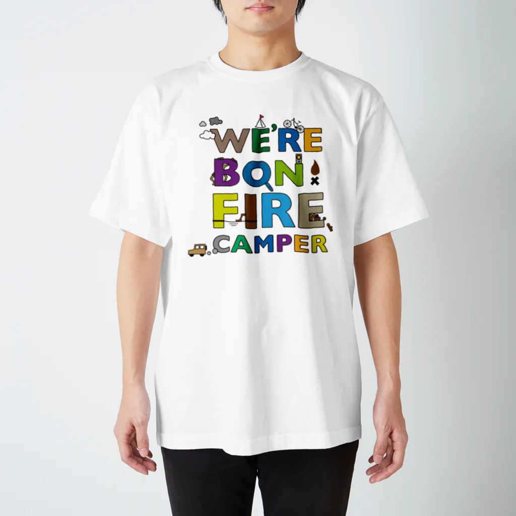 awのWE'RE BONFIRE CAMPER 2021 スタンダードTシャツ