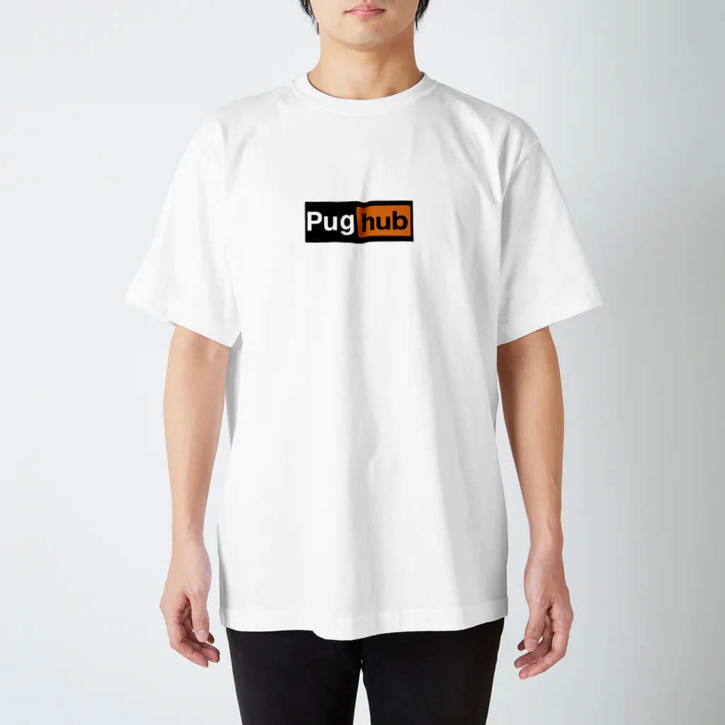 えんぴつのPUGHUB スタンダードTシャツ