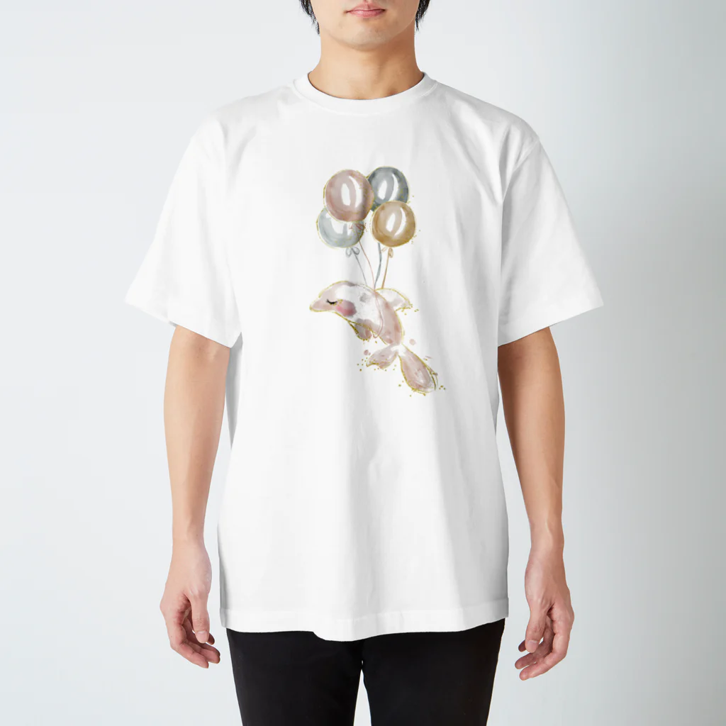 bearskissのふうせんいるか Regular Fit T-Shirt