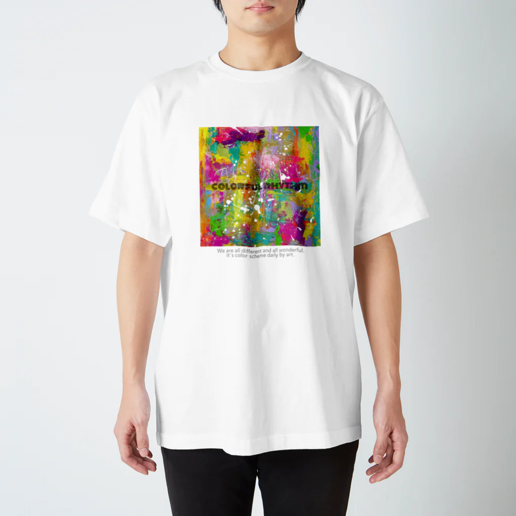 colorful rhythmのart3 スタンダードTシャツ