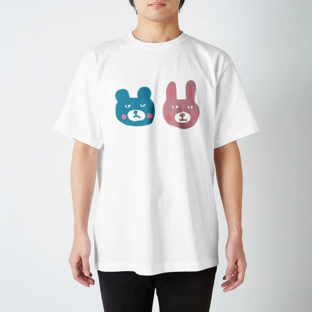 ドラセナのクマオとウサコ スタンダードTシャツ