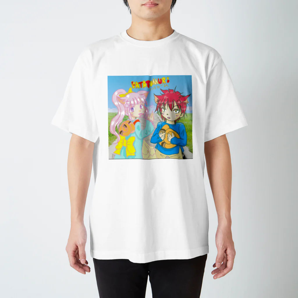 さくらんぼねこのmaimaiTWINS 桃凛＆椿 スタンダードTシャツ