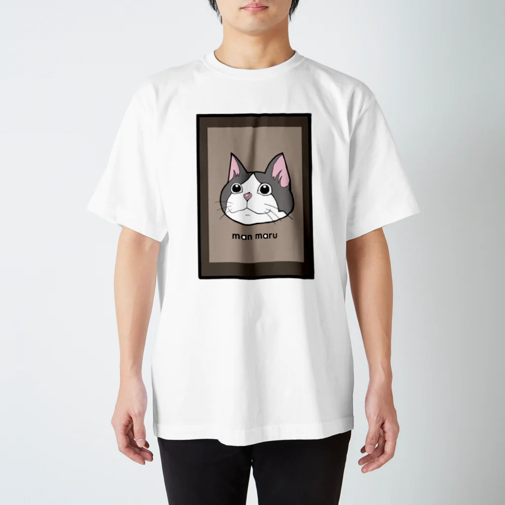 mao*maoのman maru スタンダードTシャツ