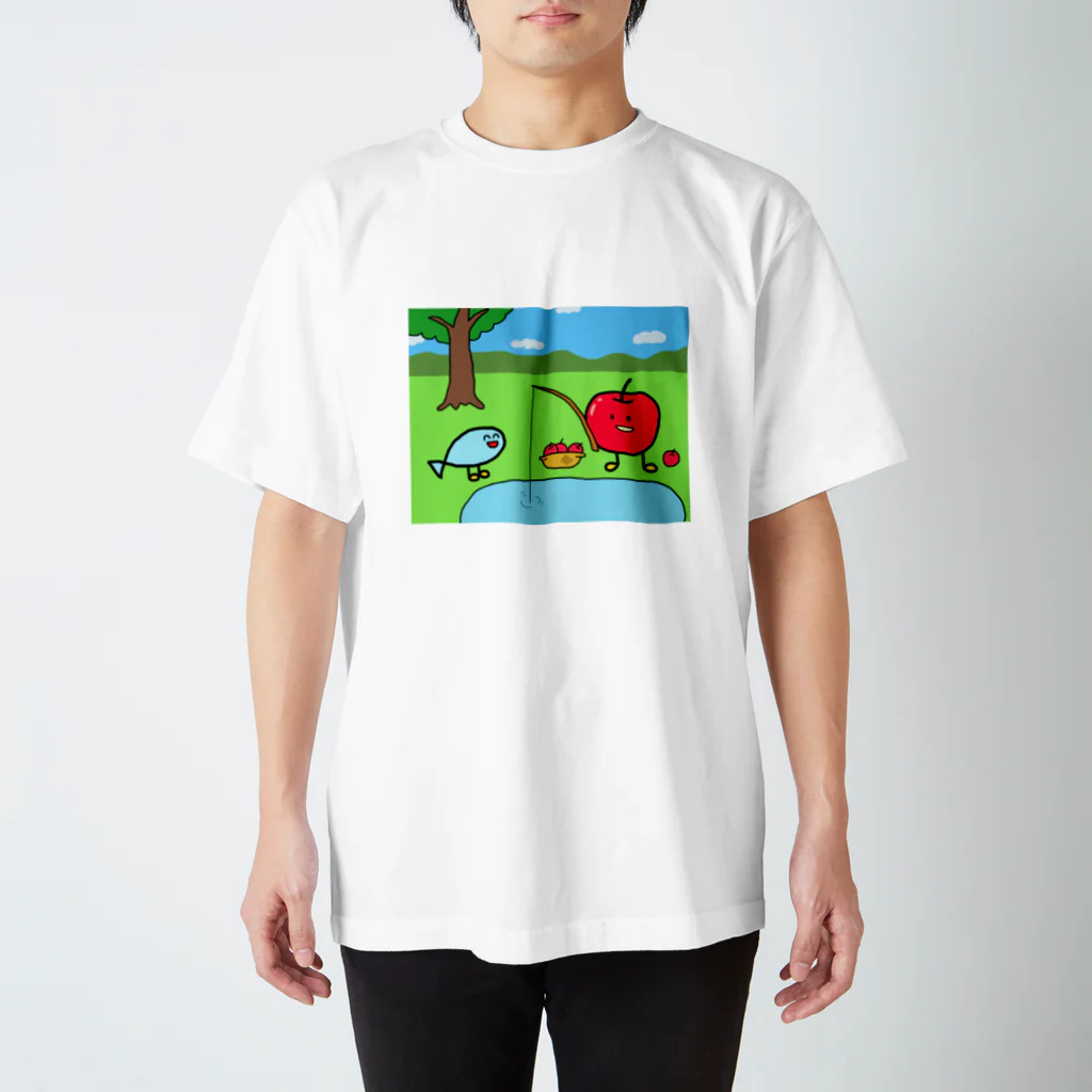 FANTASY FISH LIFEのFISHING APPLE Regular Fit T-Shirt