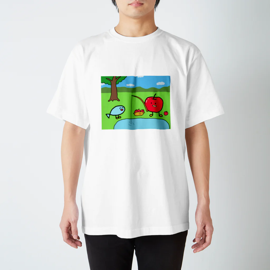 FANTASY FISH LIFEのFISHING APPLE スタンダードTシャツ