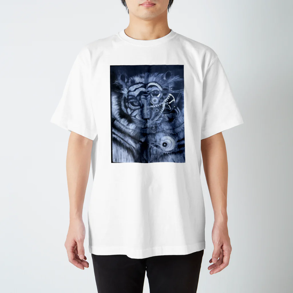 shin＿tomohiroのオートマチックタイガー Regular Fit T-Shirt
