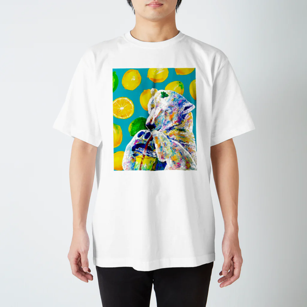 MOCCHIのカラフルショップのテイクアウト🐻‍❄️🍋 Regular Fit T-Shirt