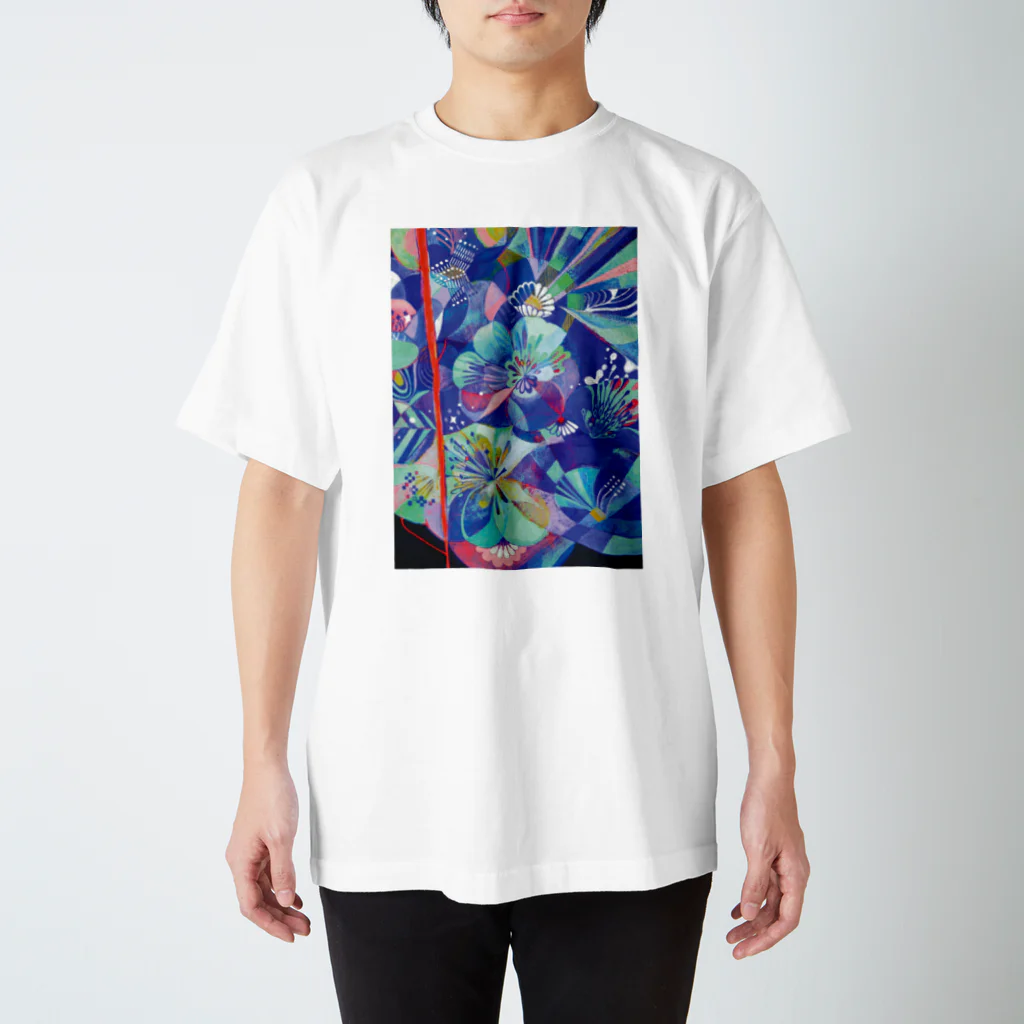 リトマスブルーム の青い花 Regular Fit T-Shirt