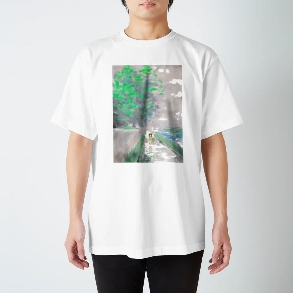 どりかもめの梅雨にゃん Regular Fit T-Shirt