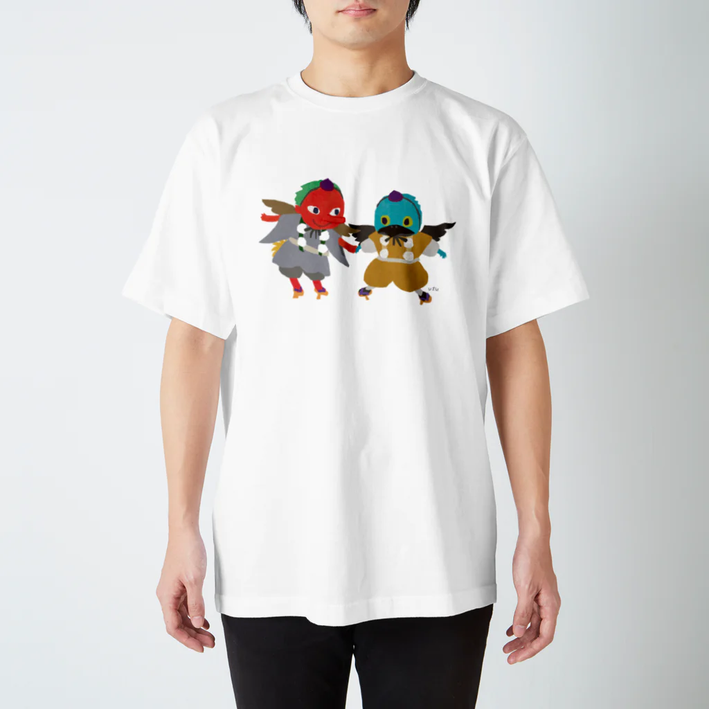 おばけ商店のおばけTシャツ＜子天狗コンビ＞ Regular Fit T-Shirt