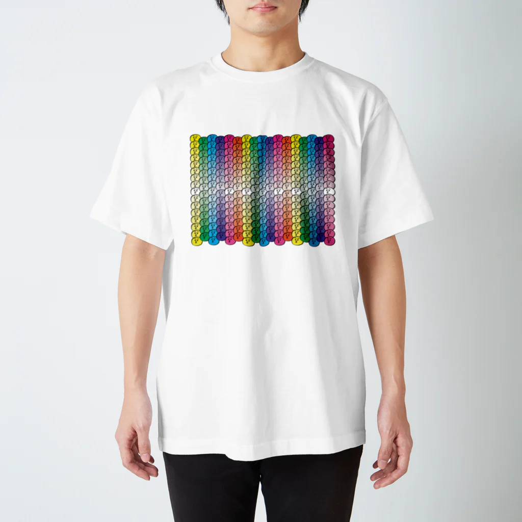 TATSUTATSU711のおはじゅきレインボー スタンダードTシャツ