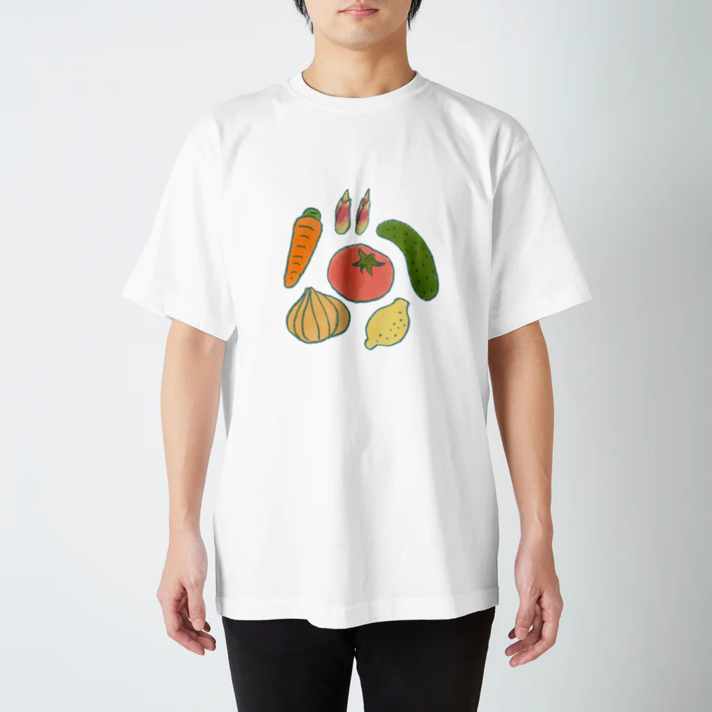 こもれび村のわくわくおやさい スタンダードTシャツ