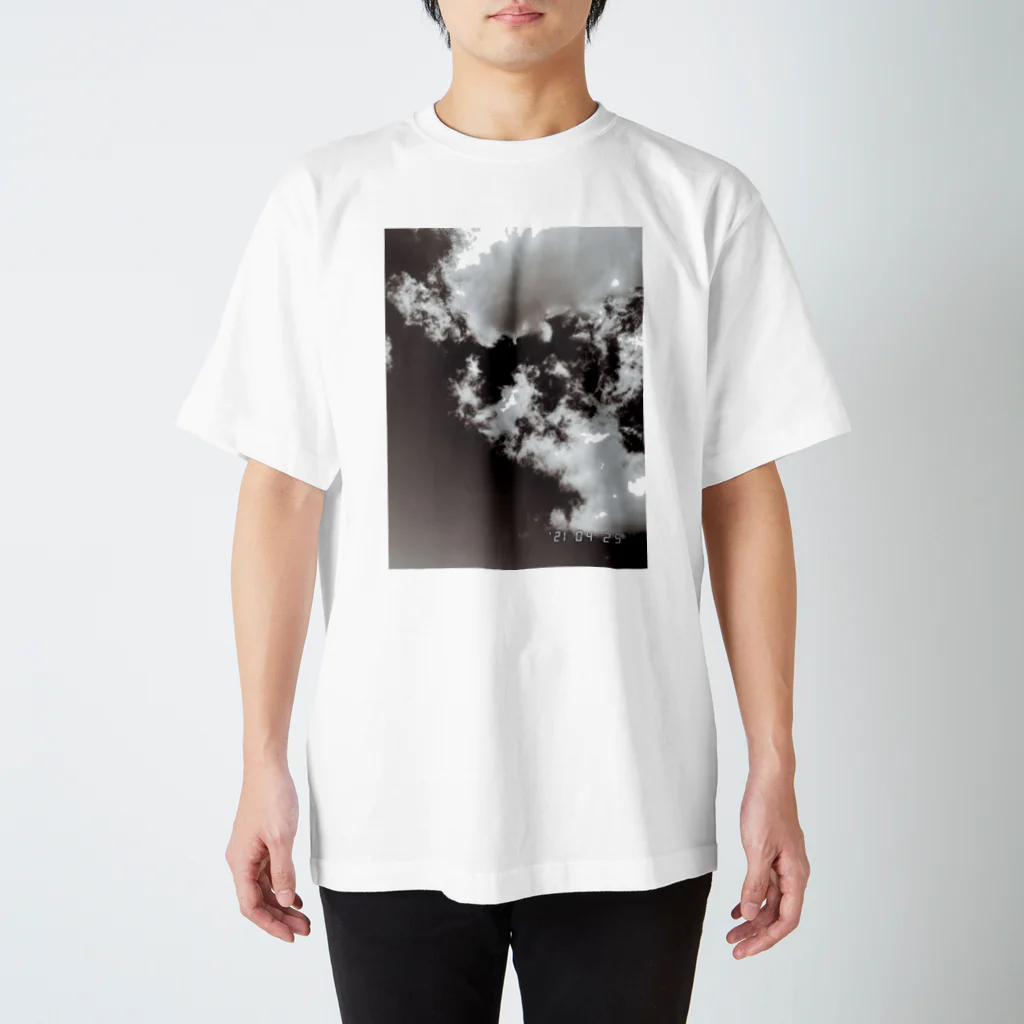 sumomのCloudy_mono スタンダードTシャツ