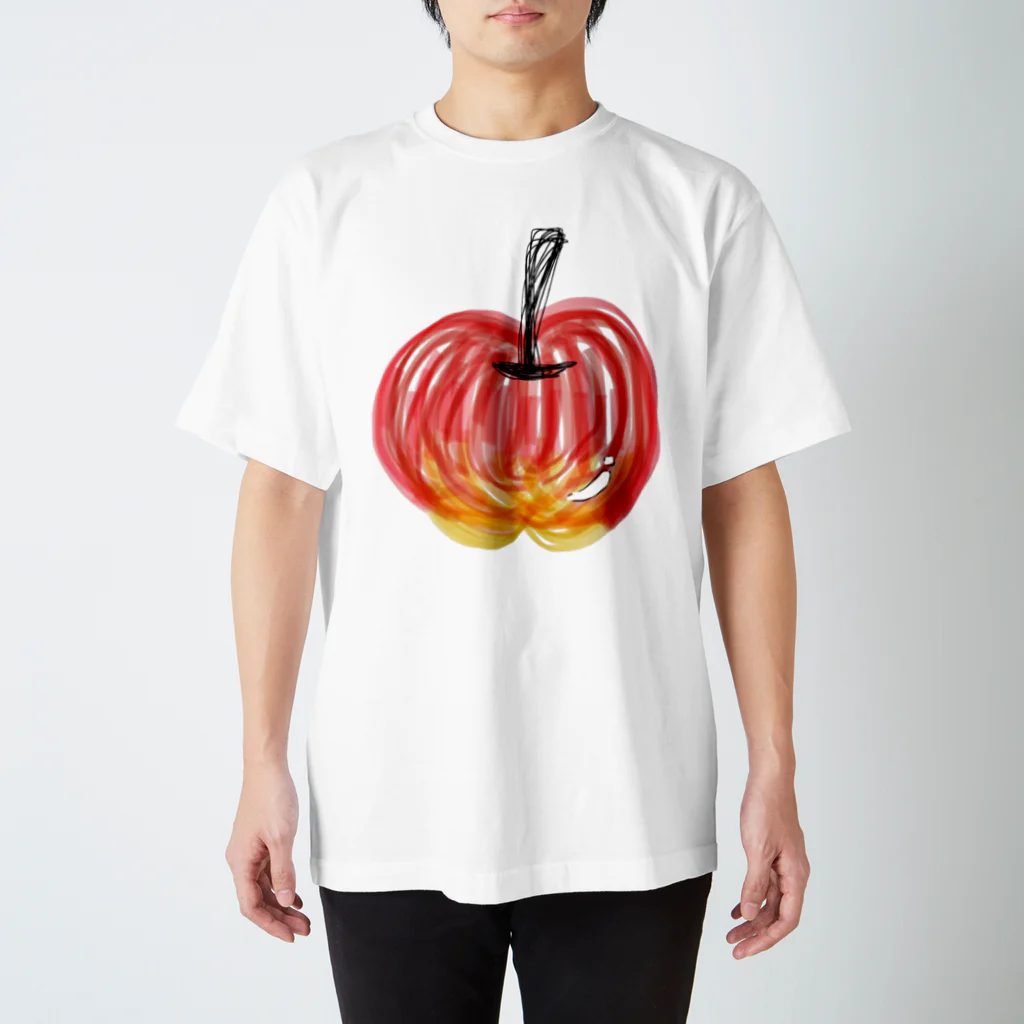 Hip&Appleのしりとりんご スタンダードTシャツ