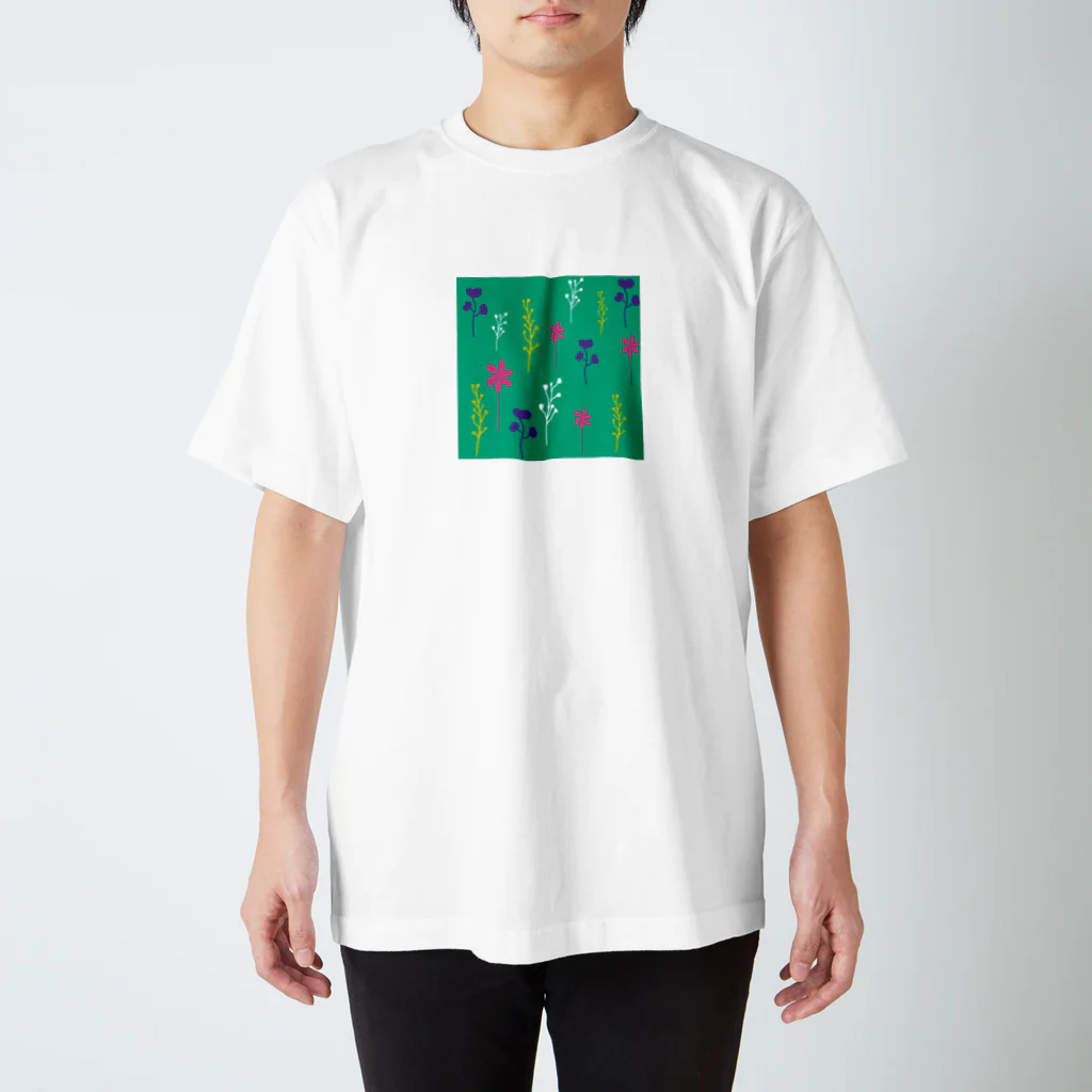 fuwariのグリーンマスク Regular Fit T-Shirt