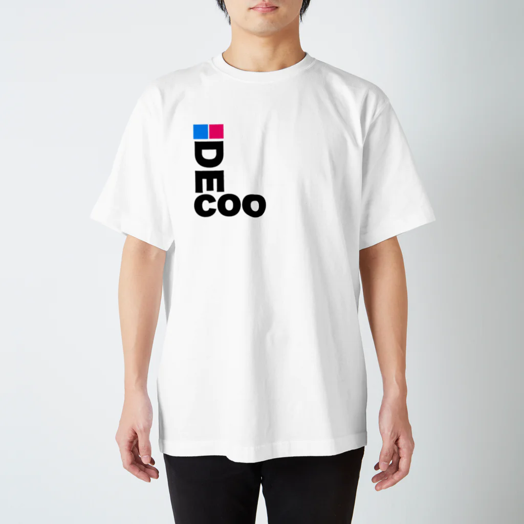 DEco.planetの[DEcoo's]DEcooビビット L字 Regular Fit T-Shirt
