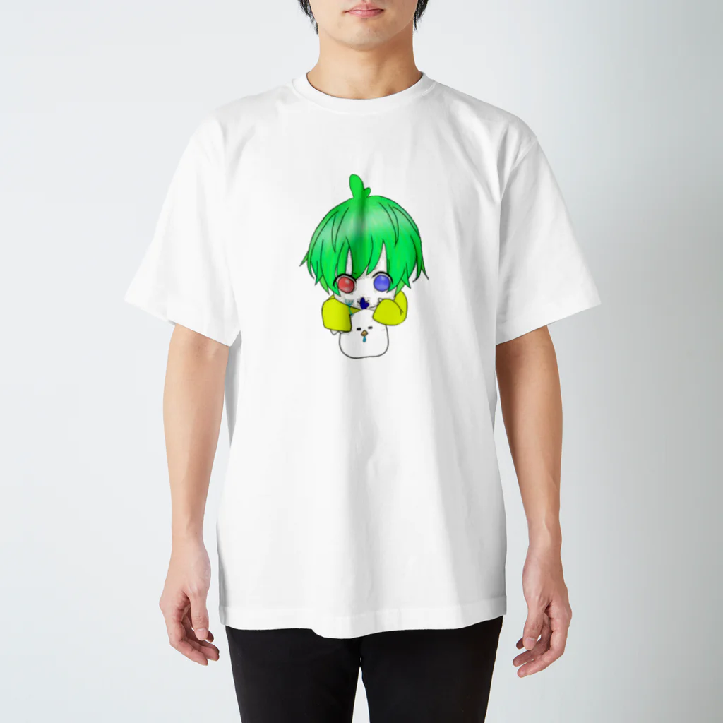 くろ公式グッズストアのLとマスコットキャラクターシリーズ スタンダードTシャツ