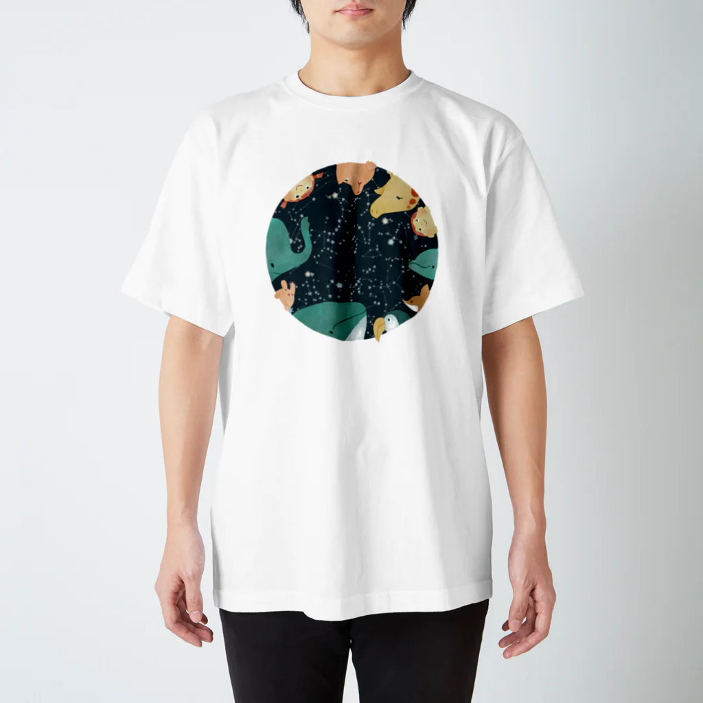 ShikakuSankakuの天体観測 Regular Fit T-Shirt