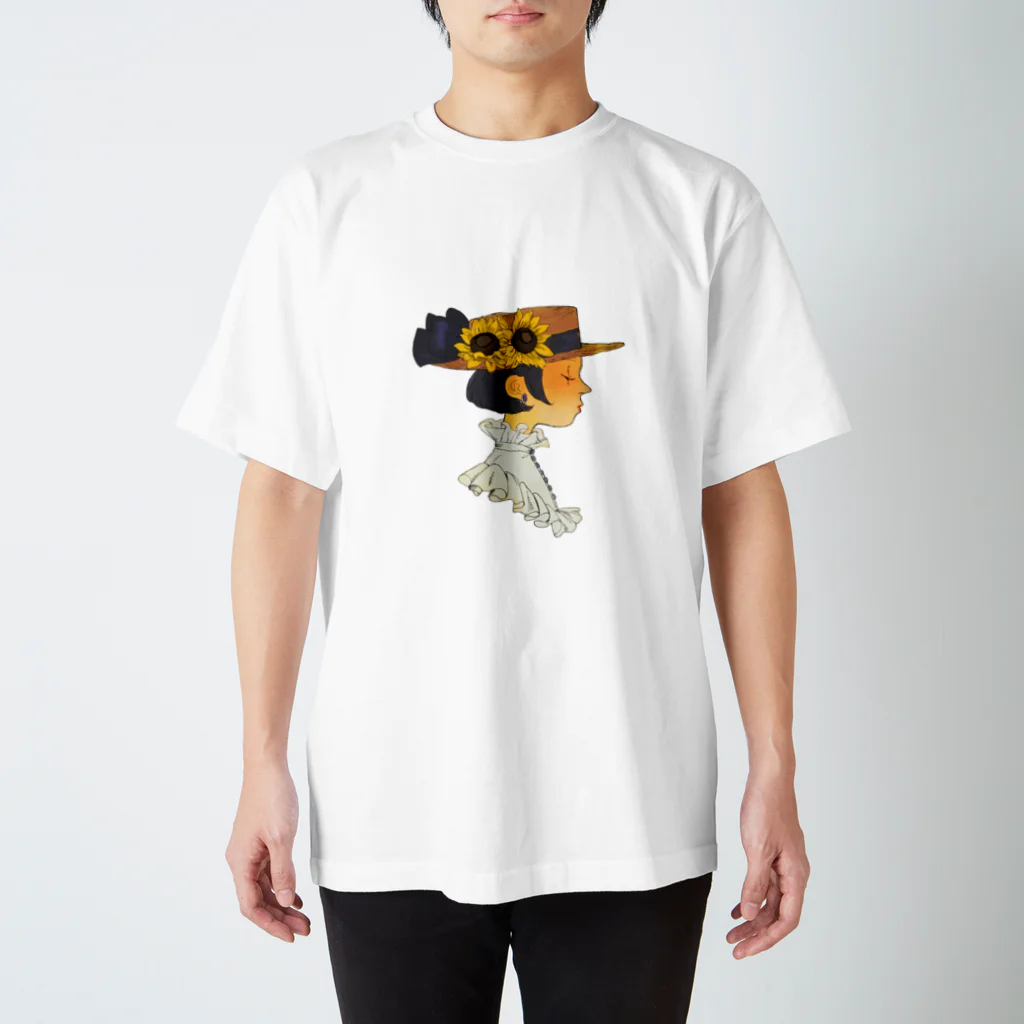 春薯(Azuma-Imo)@skeb募集中のひまわり娘🌻 Regular Fit T-Shirt