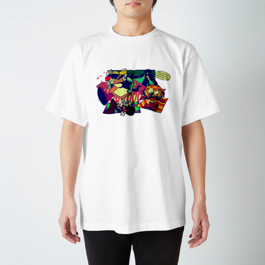 suzucheeseのCDA_レトロカラー Regular Fit T-Shirt
